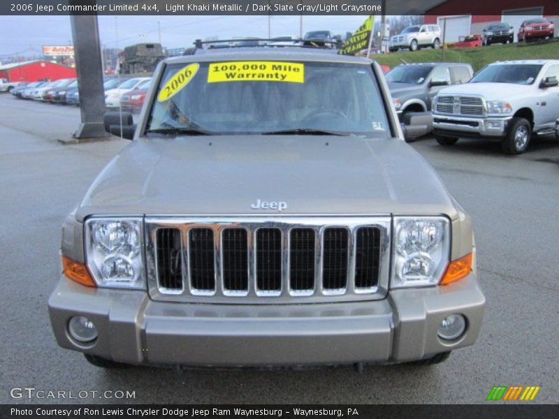Light Khaki Metallic / Dark Slate Gray/Light Graystone 2006 Jeep Commander Limited 4x4