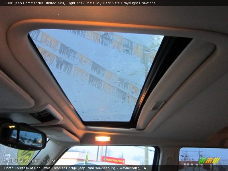 Light Khaki Metallic / Dark Slate Gray/Light Graystone 2006 Jeep Commander Limited 4x4