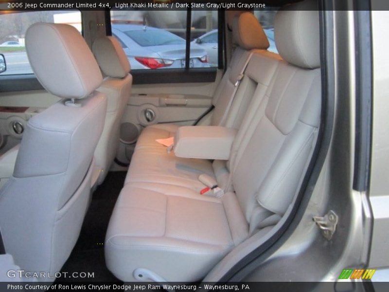 Light Khaki Metallic / Dark Slate Gray/Light Graystone 2006 Jeep Commander Limited 4x4
