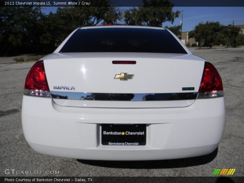 Summit White / Gray 2011 Chevrolet Impala LS