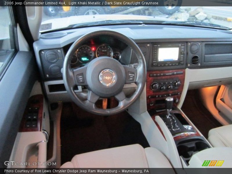 Light Khaki Metallic / Dark Slate Gray/Light Graystone 2006 Jeep Commander Limited 4x4