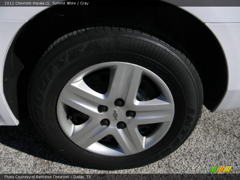 Summit White / Gray 2011 Chevrolet Impala LS