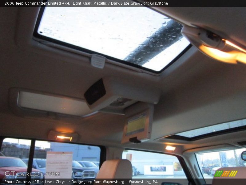 Light Khaki Metallic / Dark Slate Gray/Light Graystone 2006 Jeep Commander Limited 4x4