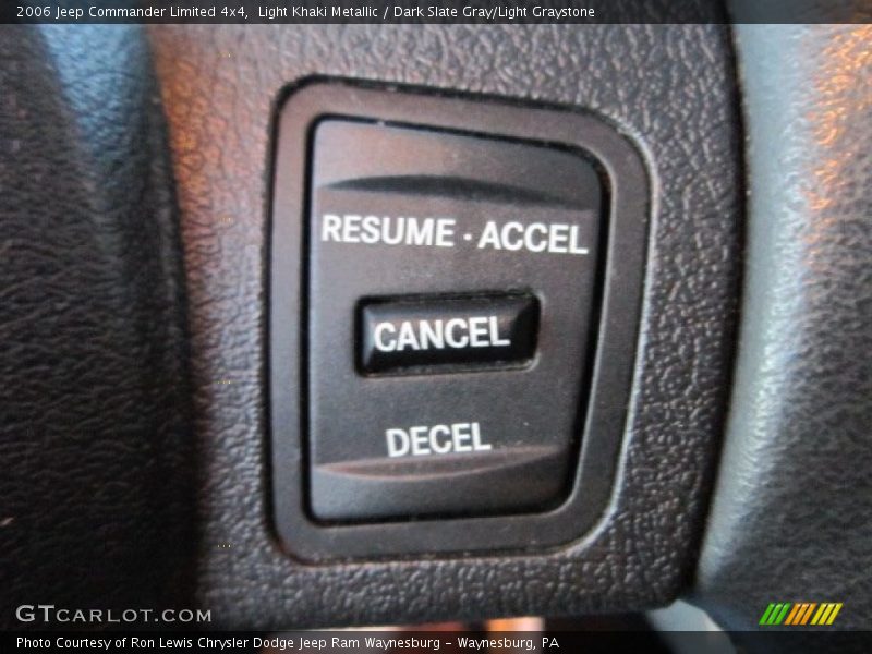 Light Khaki Metallic / Dark Slate Gray/Light Graystone 2006 Jeep Commander Limited 4x4