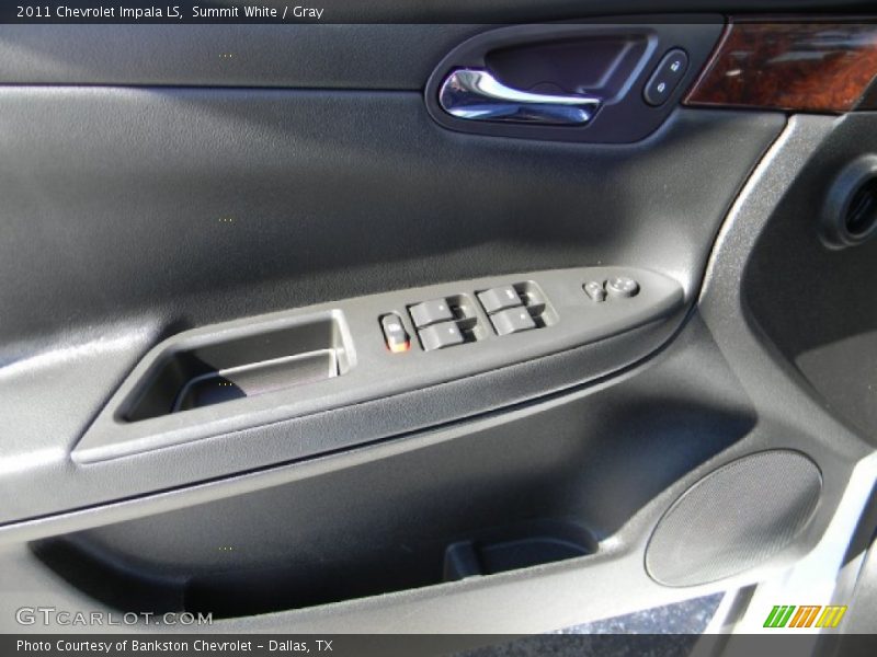 Summit White / Gray 2011 Chevrolet Impala LS