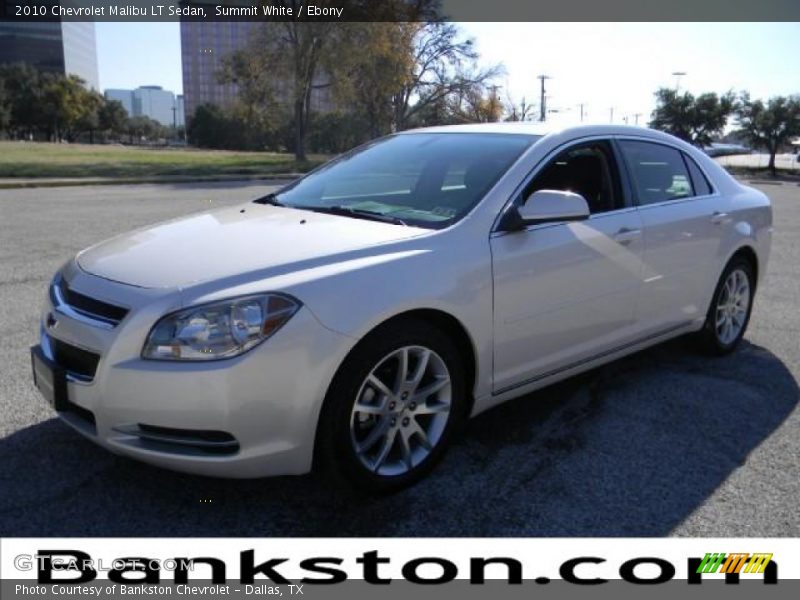 Summit White / Ebony 2010 Chevrolet Malibu LT Sedan