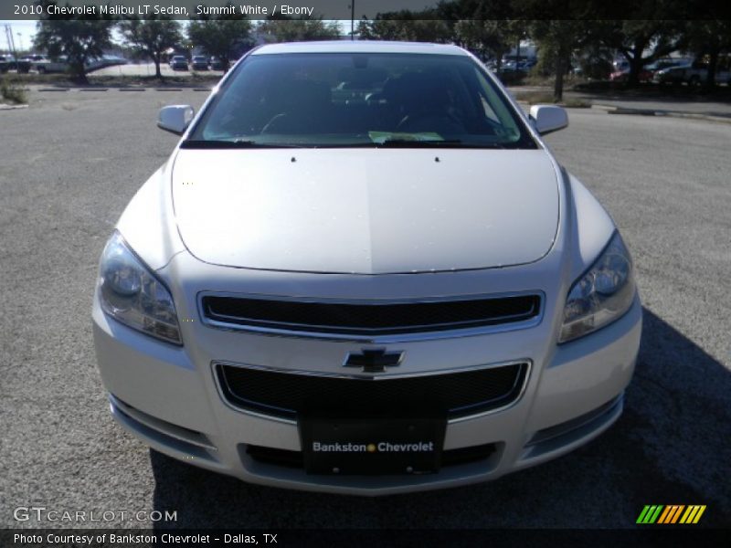 Summit White / Ebony 2010 Chevrolet Malibu LT Sedan