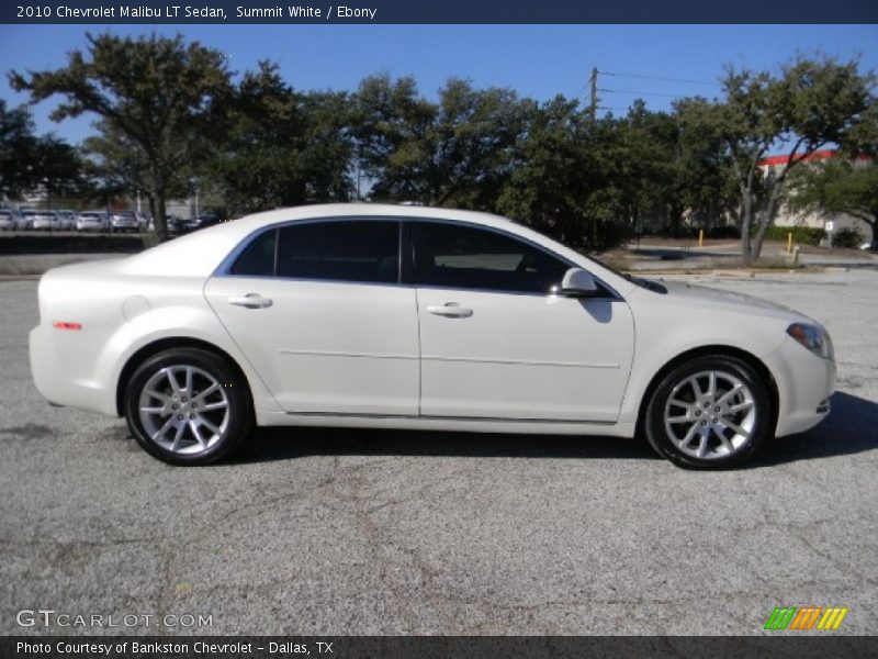 Summit White / Ebony 2010 Chevrolet Malibu LT Sedan