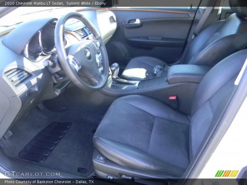 Summit White / Ebony 2010 Chevrolet Malibu LT Sedan