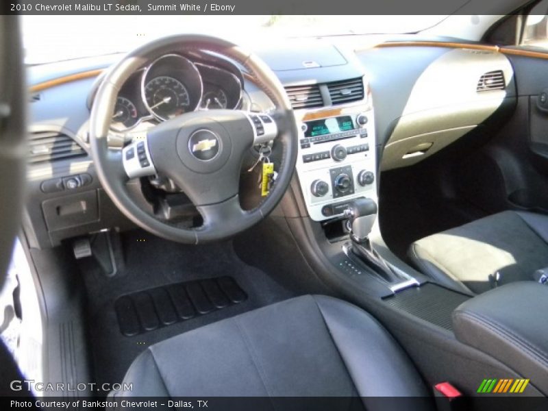 Summit White / Ebony 2010 Chevrolet Malibu LT Sedan