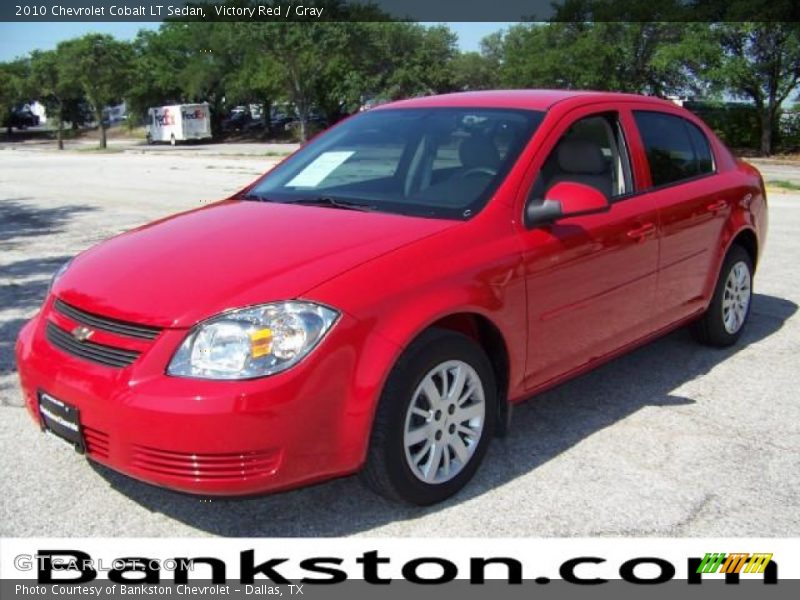 Victory Red / Gray 2010 Chevrolet Cobalt LT Sedan