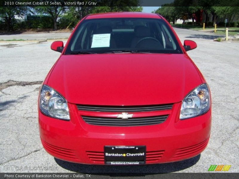 Victory Red / Gray 2010 Chevrolet Cobalt LT Sedan