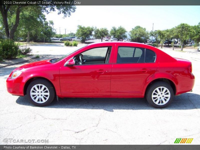 Victory Red / Gray 2010 Chevrolet Cobalt LT Sedan