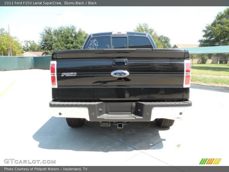 Ebony Black / Black 2011 Ford F150 Lariat SuperCrew