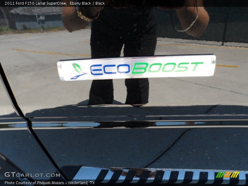 Ebony Black / Black 2011 Ford F150 Lariat SuperCrew