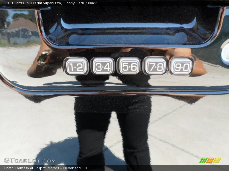 Ebony Black / Black 2011 Ford F150 Lariat SuperCrew