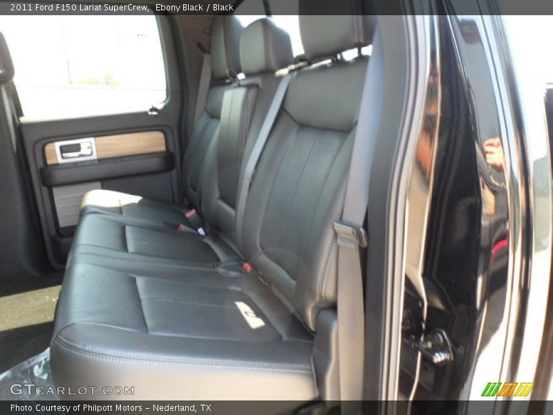 Ebony Black / Black 2011 Ford F150 Lariat SuperCrew
