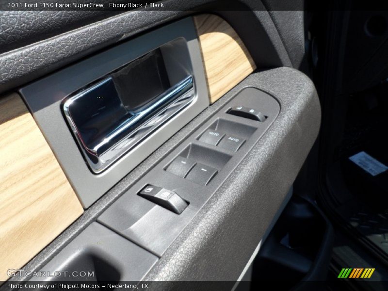 Ebony Black / Black 2011 Ford F150 Lariat SuperCrew