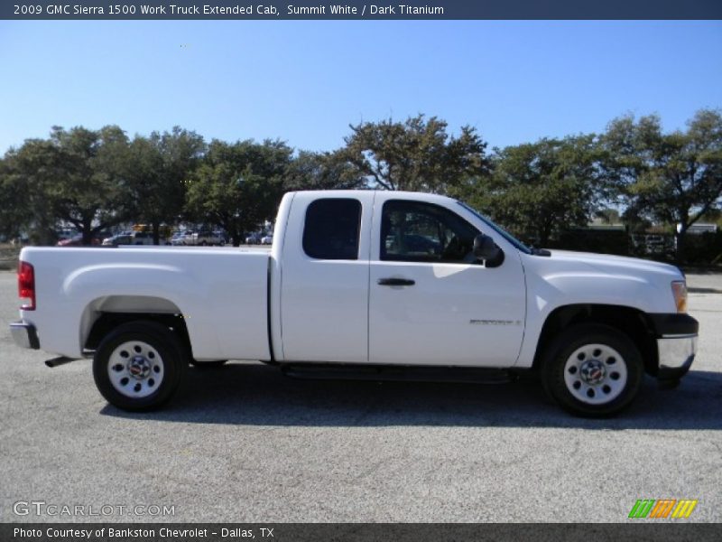 Summit White / Dark Titanium 2009 GMC Sierra 1500 Work Truck Extended Cab