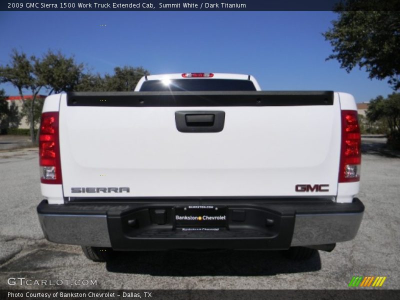 Summit White / Dark Titanium 2009 GMC Sierra 1500 Work Truck Extended Cab
