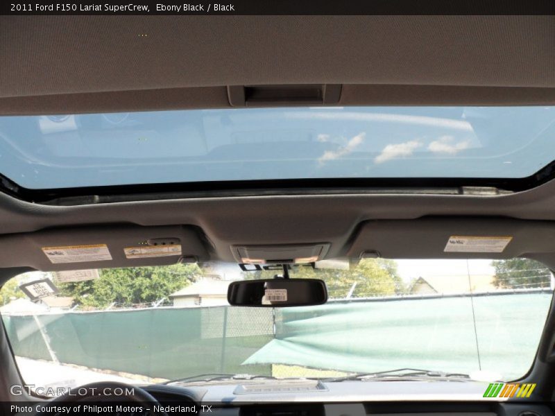 Ebony Black / Black 2011 Ford F150 Lariat SuperCrew