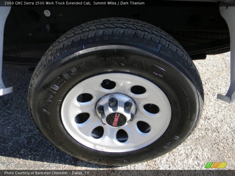 Summit White / Dark Titanium 2009 GMC Sierra 1500 Work Truck Extended Cab