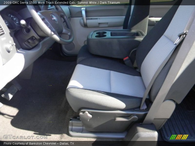 Summit White / Dark Titanium 2009 GMC Sierra 1500 Work Truck Extended Cab