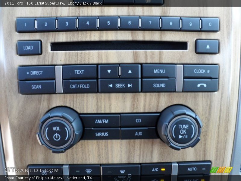 Ebony Black / Black 2011 Ford F150 Lariat SuperCrew