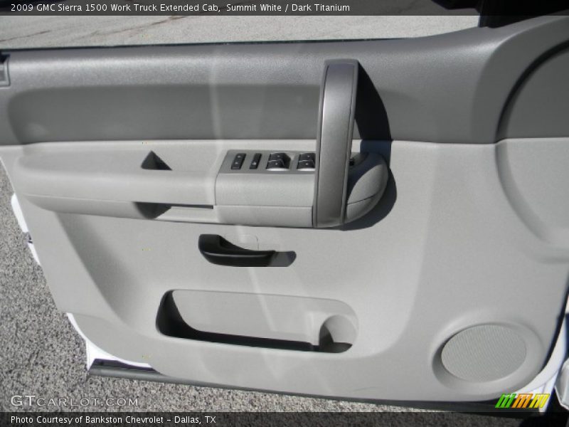Summit White / Dark Titanium 2009 GMC Sierra 1500 Work Truck Extended Cab