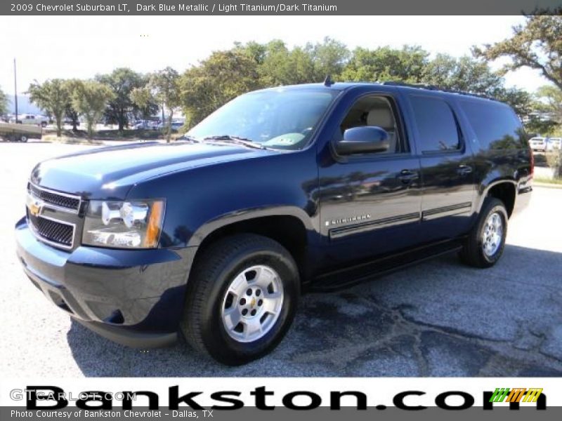 Dark Blue Metallic / Light Titanium/Dark Titanium 2009 Chevrolet Suburban LT