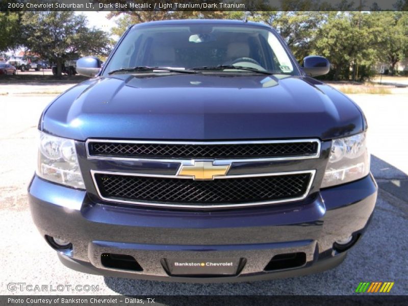 Dark Blue Metallic / Light Titanium/Dark Titanium 2009 Chevrolet Suburban LT