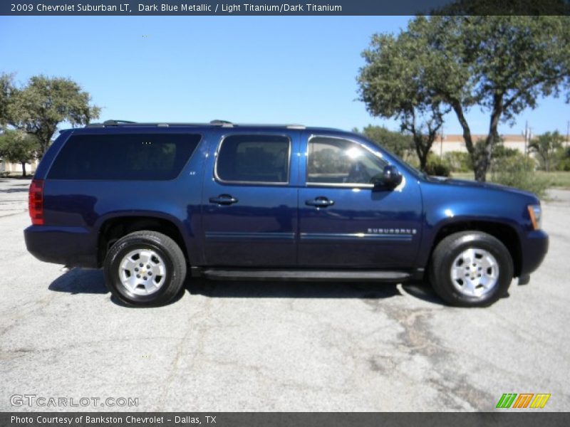 Dark Blue Metallic / Light Titanium/Dark Titanium 2009 Chevrolet Suburban LT