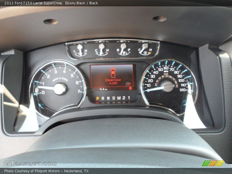Ebony Black / Black 2011 Ford F150 Lariat SuperCrew