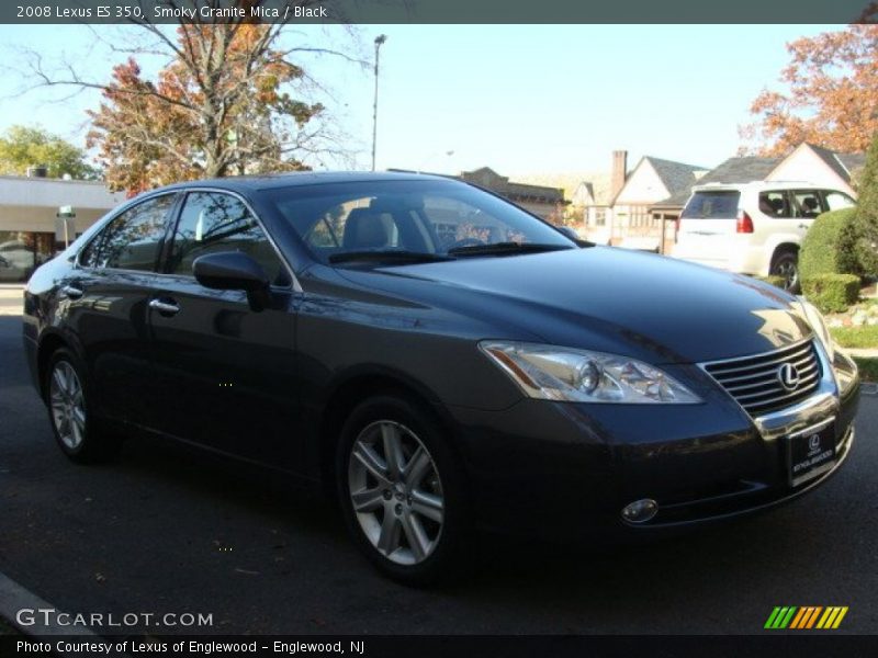 Smoky Granite Mica / Black 2008 Lexus ES 350