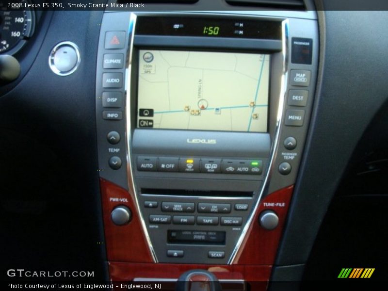 Smoky Granite Mica / Black 2008 Lexus ES 350