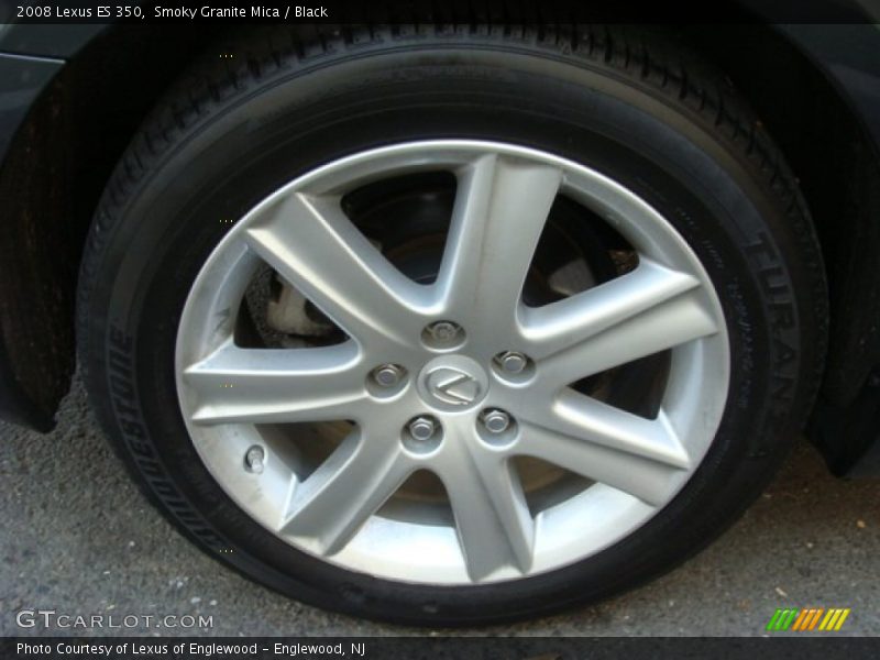 Smoky Granite Mica / Black 2008 Lexus ES 350