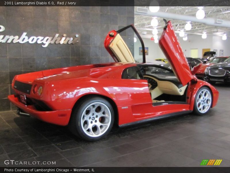 Red / Ivory 2001 Lamborghini Diablo 6.0