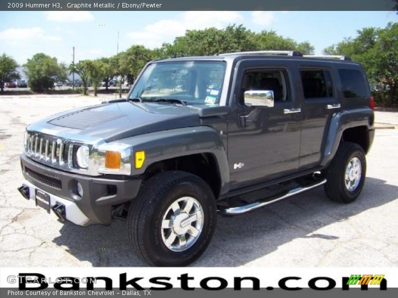 Graphite Metallic / Ebony/Pewter 2009 Hummer H3