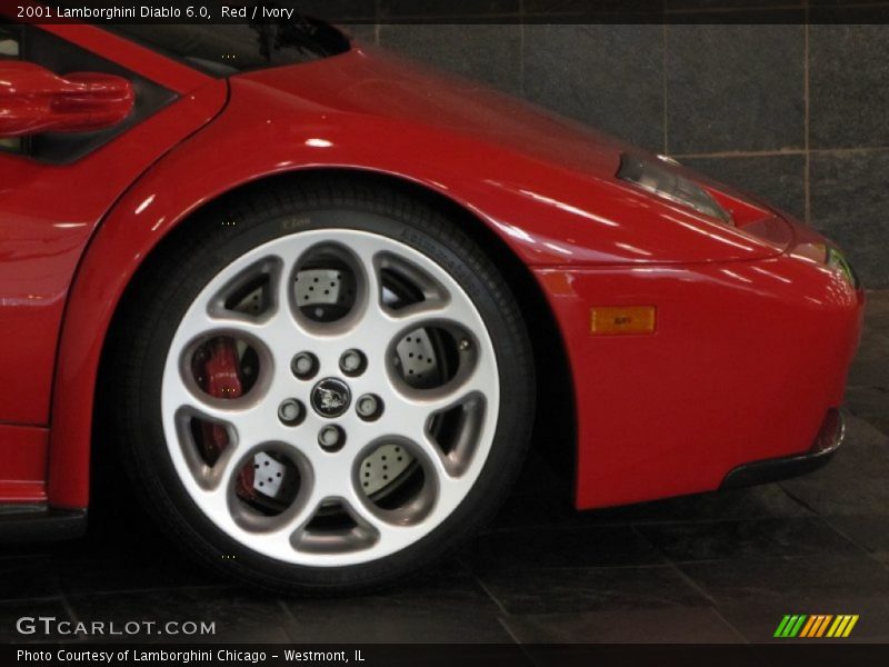 Red / Ivory 2001 Lamborghini Diablo 6.0