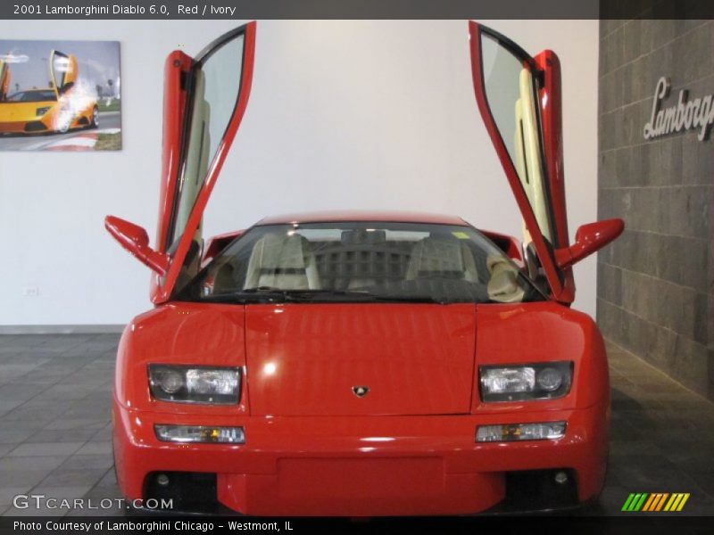 Red / Ivory 2001 Lamborghini Diablo 6.0