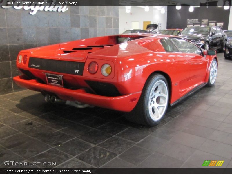 Red / Ivory 2001 Lamborghini Diablo 6.0