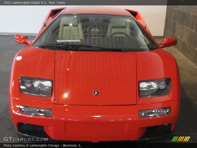 Red / Ivory 2001 Lamborghini Diablo 6.0