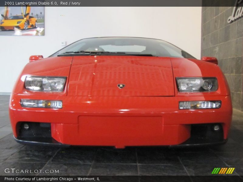 Red / Ivory 2001 Lamborghini Diablo 6.0