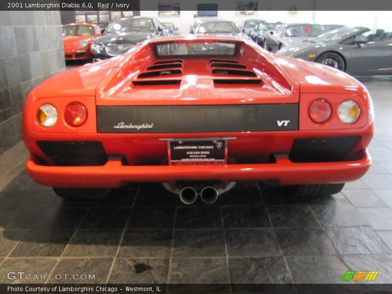 Red / Ivory 2001 Lamborghini Diablo 6.0