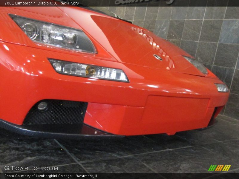 Red / Ivory 2001 Lamborghini Diablo 6.0