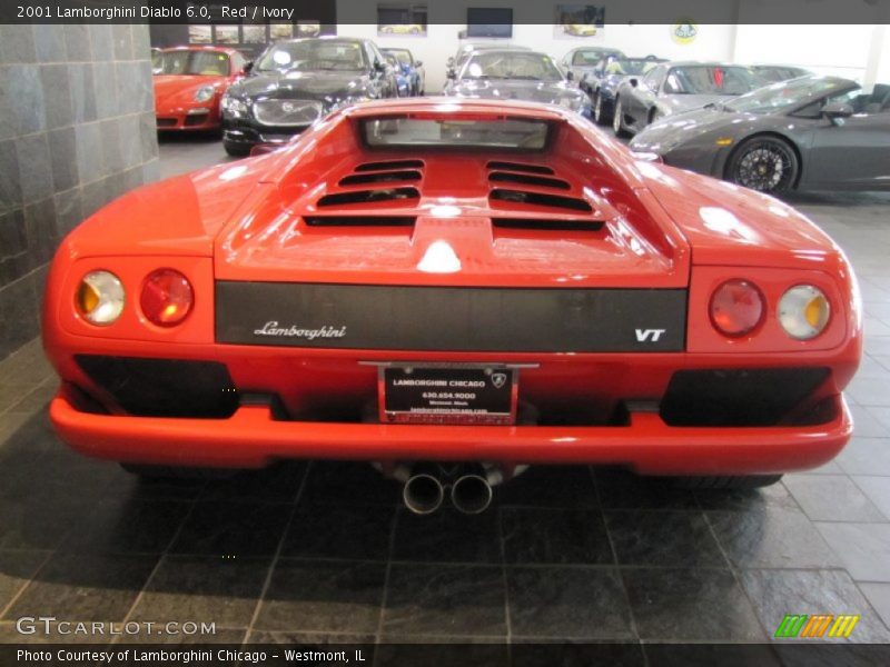 Red / Ivory 2001 Lamborghini Diablo 6.0