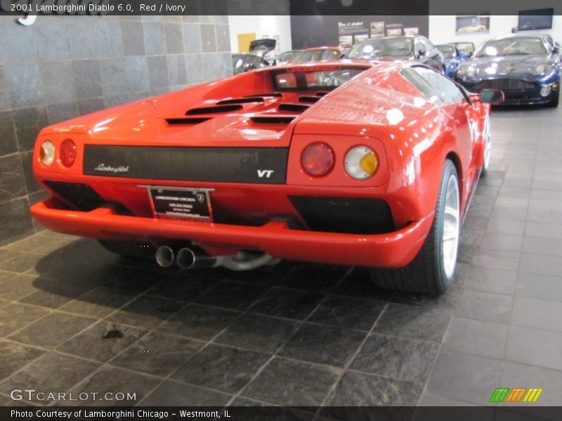 Red / Ivory 2001 Lamborghini Diablo 6.0