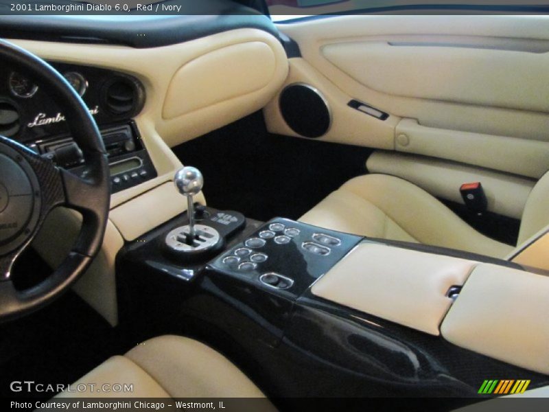 Red / Ivory 2001 Lamborghini Diablo 6.0