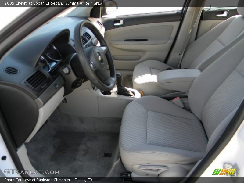Summit White / Gray 2009 Chevrolet Cobalt LT Sedan
