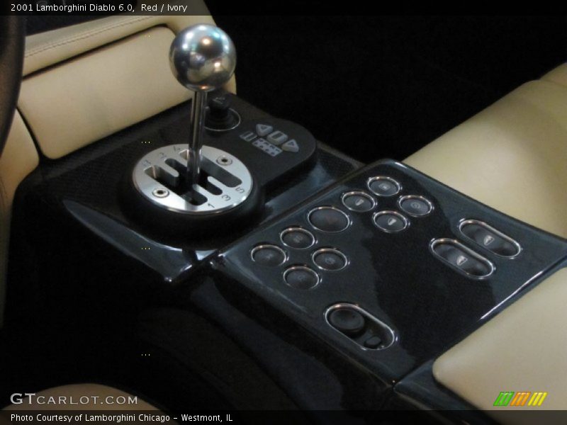 Red / Ivory 2001 Lamborghini Diablo 6.0